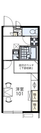 レオパレスＦＯＲＥＶＥＲの物件間取画像